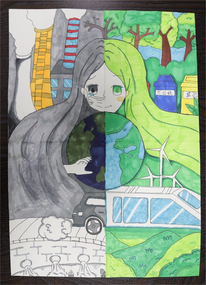 《保護氣候，人人有責(zé)》林鈴涵 11歲