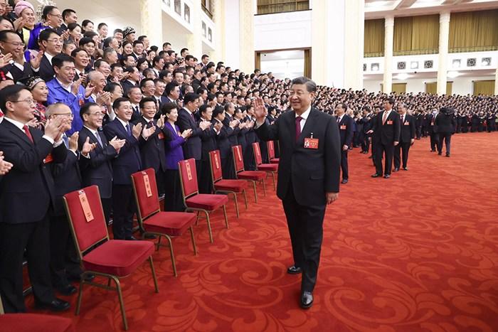 習(xí)近平等領(lǐng)導(dǎo)同志親切會見出席黨的二十大代表、特邀代表和列席人員